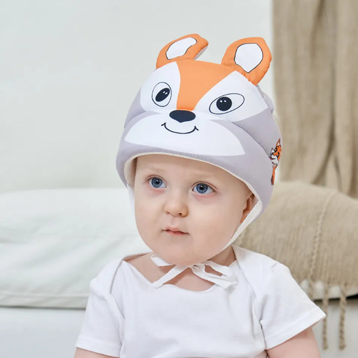Infant adjustable head protector, animal style, a must-have for baby safety