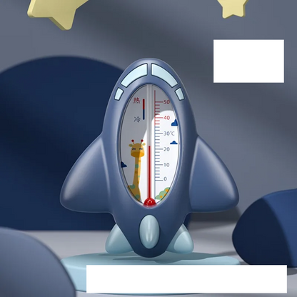 Newborn care aircraft bath thermometer, a simple yet effective way to prevent burns.