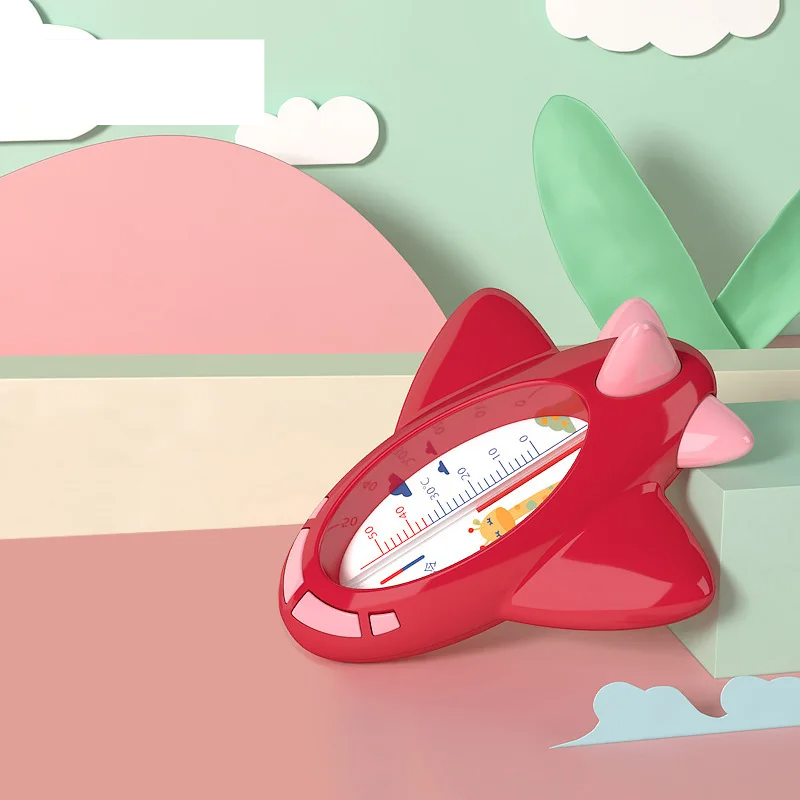 Parenting essential: Aircraft bath thermometer, combining safety and fun for daily baby baths.