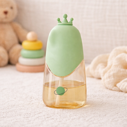 Baby Anti-Colic Soft Silicone Bottle Set, infant feeding solution for newborns, prevents swallowed air