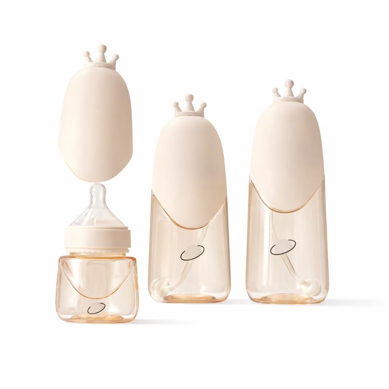 Close-up of Anti-Colic Silicone Bottle nipple, designed for baby's comfortable nursing and feeding