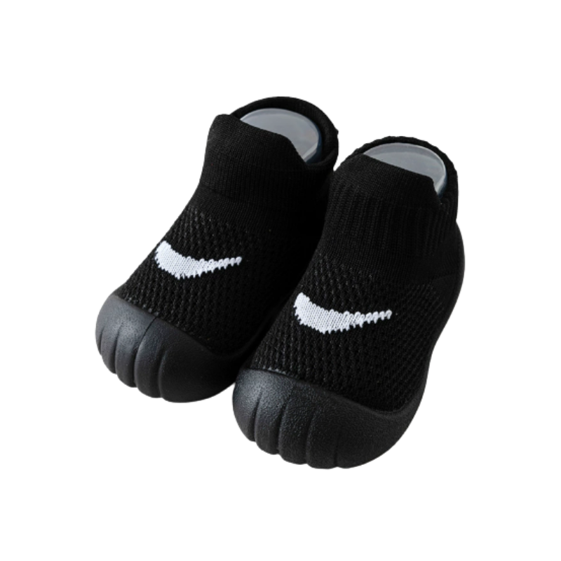 Baby first walker anti-slip breathable cotton sole shoes, designed for comfort and stability