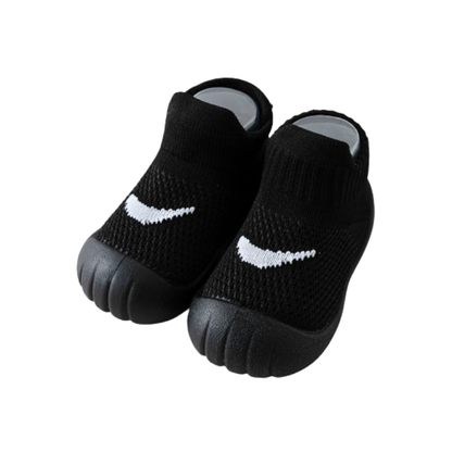 Baby first walker anti-slip breathable cotton sole shoes, designed for comfort and stability