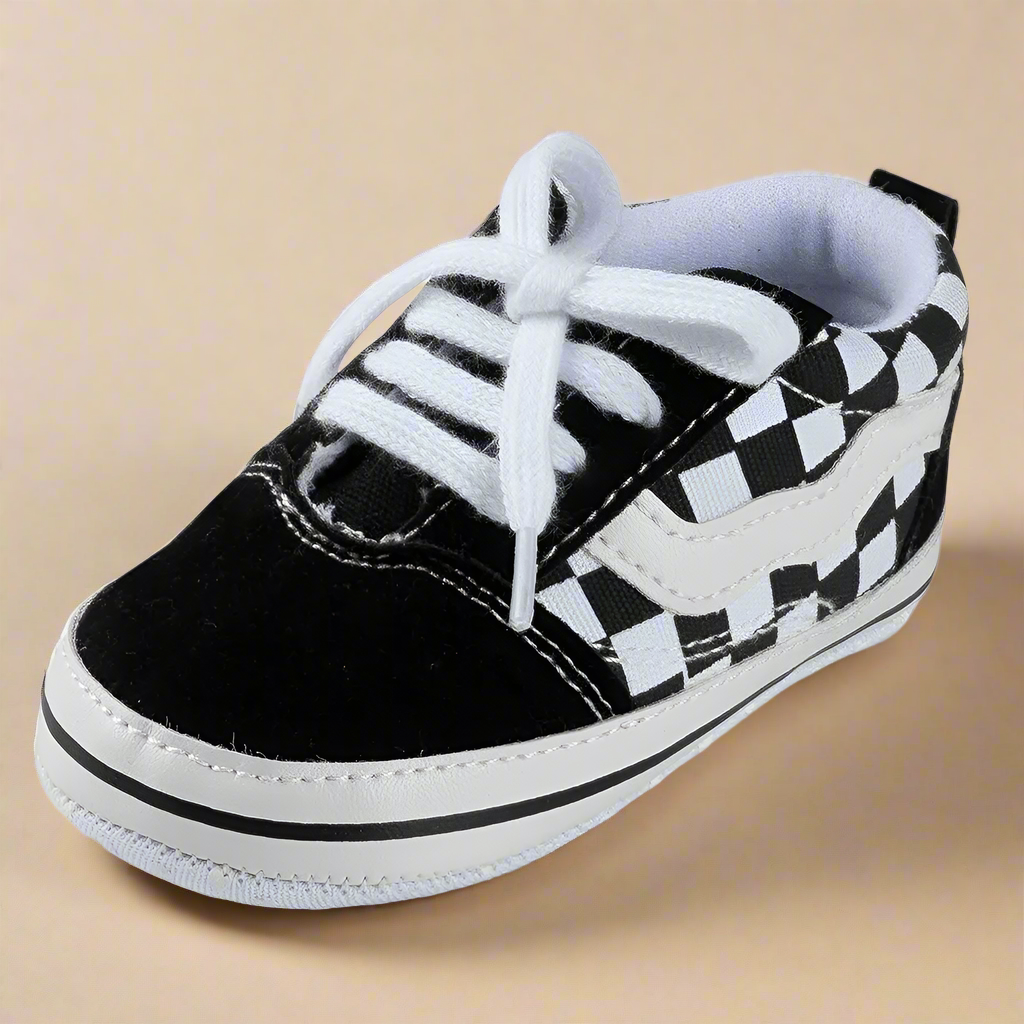 Collection of baby barefoot sneakers, anti-slip canvas in various shades, soft sole comfort