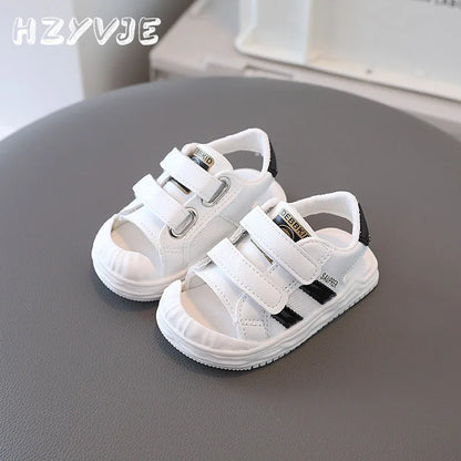 Infant summer sandals, anti-slip soft sole for first walker