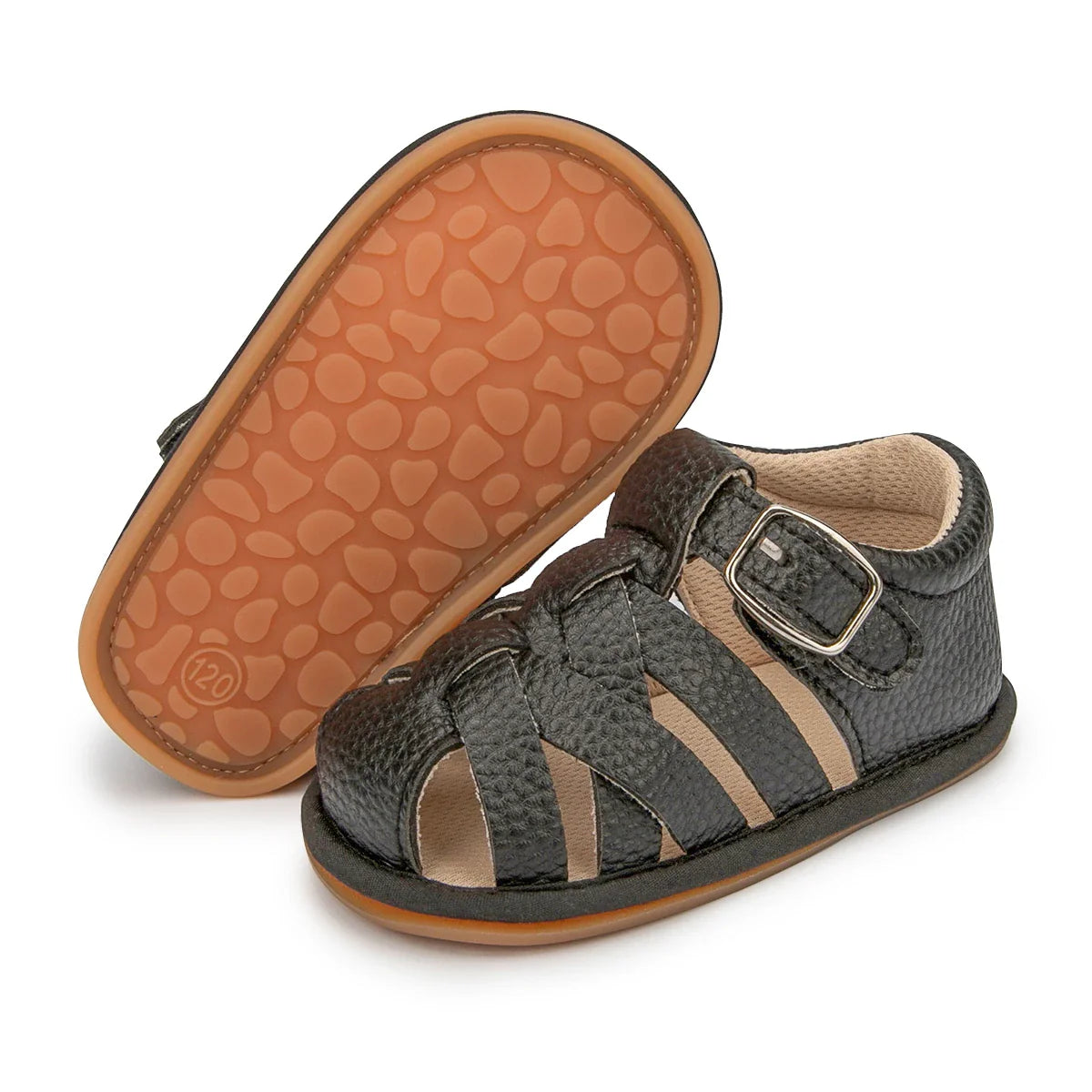 Practical anti-slip soft sole baby sandals, durable infant footwear