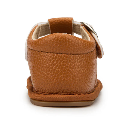 Flexible anti-slip soft sole baby sandals, promoting natural foot movement