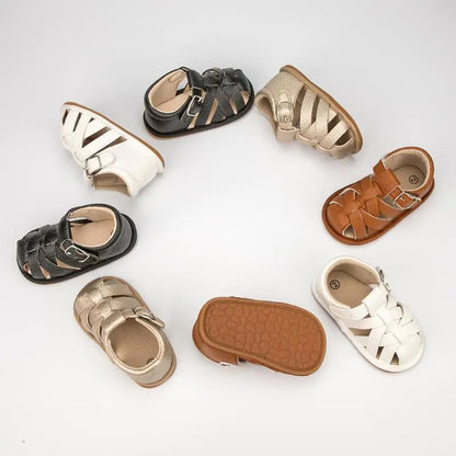 Soft sole baby sandals with anti-slip grip, essential infant footwear