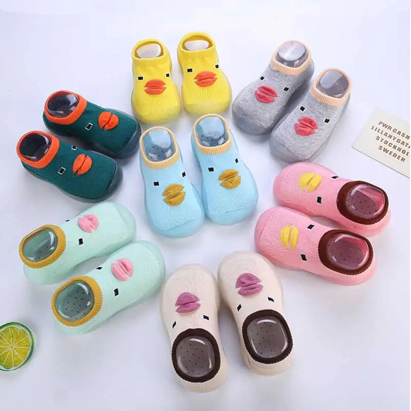 Baby Anti-Slip Soft Sole Sock Shoes for first steps, breathable infant footwear