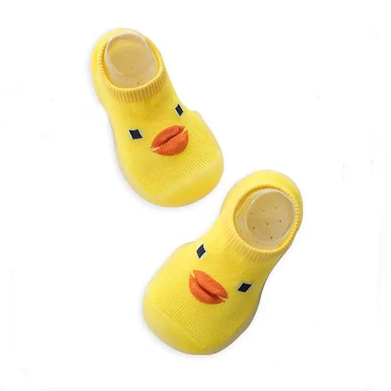 Toddler non-slip walker shoes with soft sole for safe first steps