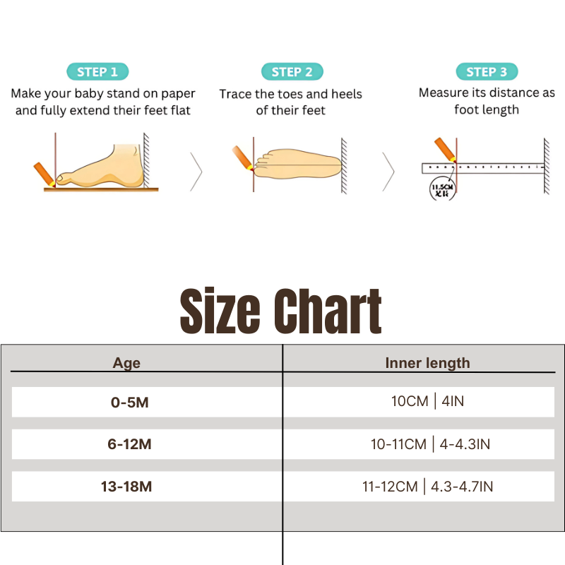 Warm baby boots with anti-slip sole, designed for first walkers and comfortable for infants.