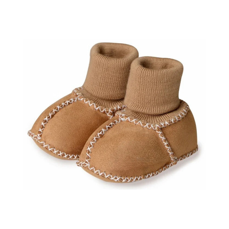 Toddler first walker boots, anti-slip and warm, ideal infant footwear for growing babies.