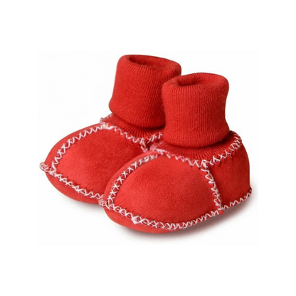 Warm baby first walker boots, anti-slip features for active toddlers, soft and secure footwear.