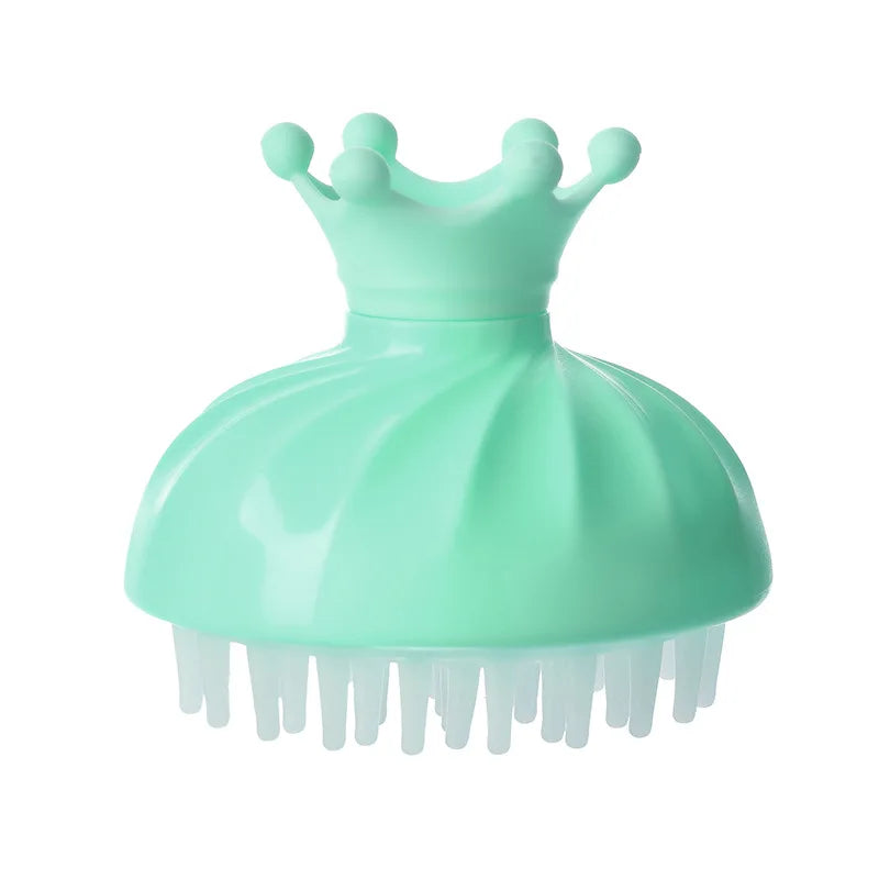 Shampoo rinse cup with waterfall design to keep water out of baby's eyes during wash
