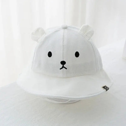 Newborn baby bear hat, soft cotton for ultimate comfort and sun safety