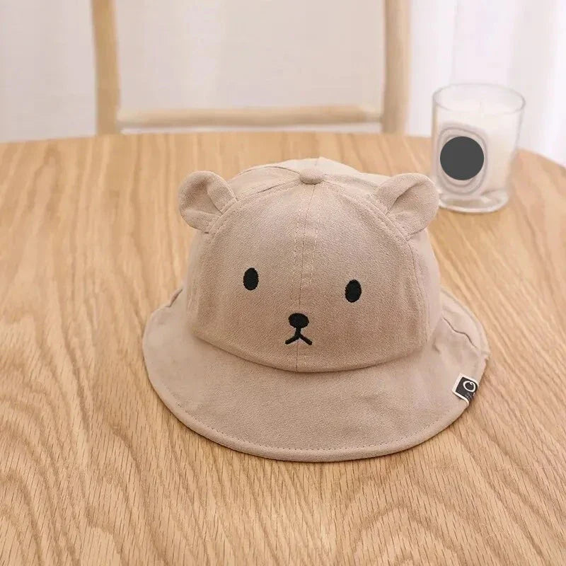 Kids fashion: baby bear cotton sun hat, essential summer accessory
