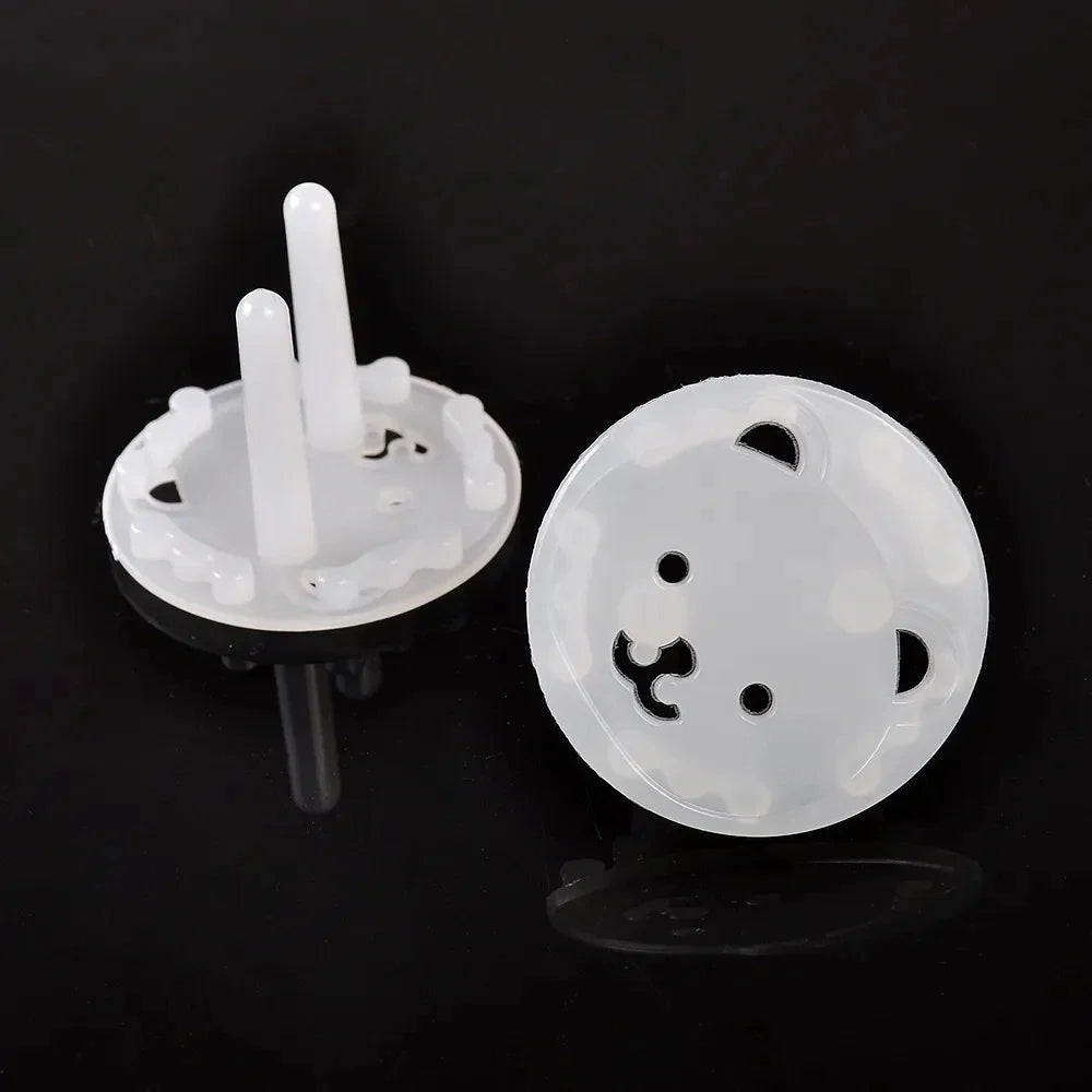 White bear design electrical socket cover, a vital component for baby proofing and kid protection at home.