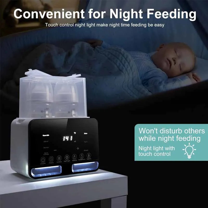 Modern design baby bottle warmer sterilizer, a must-have for newborn accessories and baby health