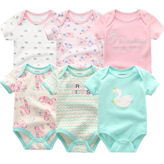 Baby boy cotton onesie featuring a safari animal pattern, soft and breathable infant wear