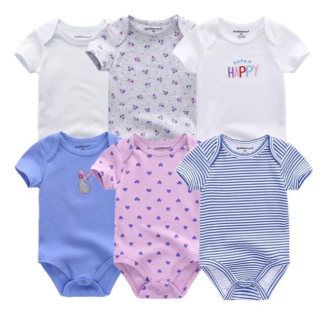 Baby boy cotton onesie with an anchor print, nautical themed infant bodysuit fashion
