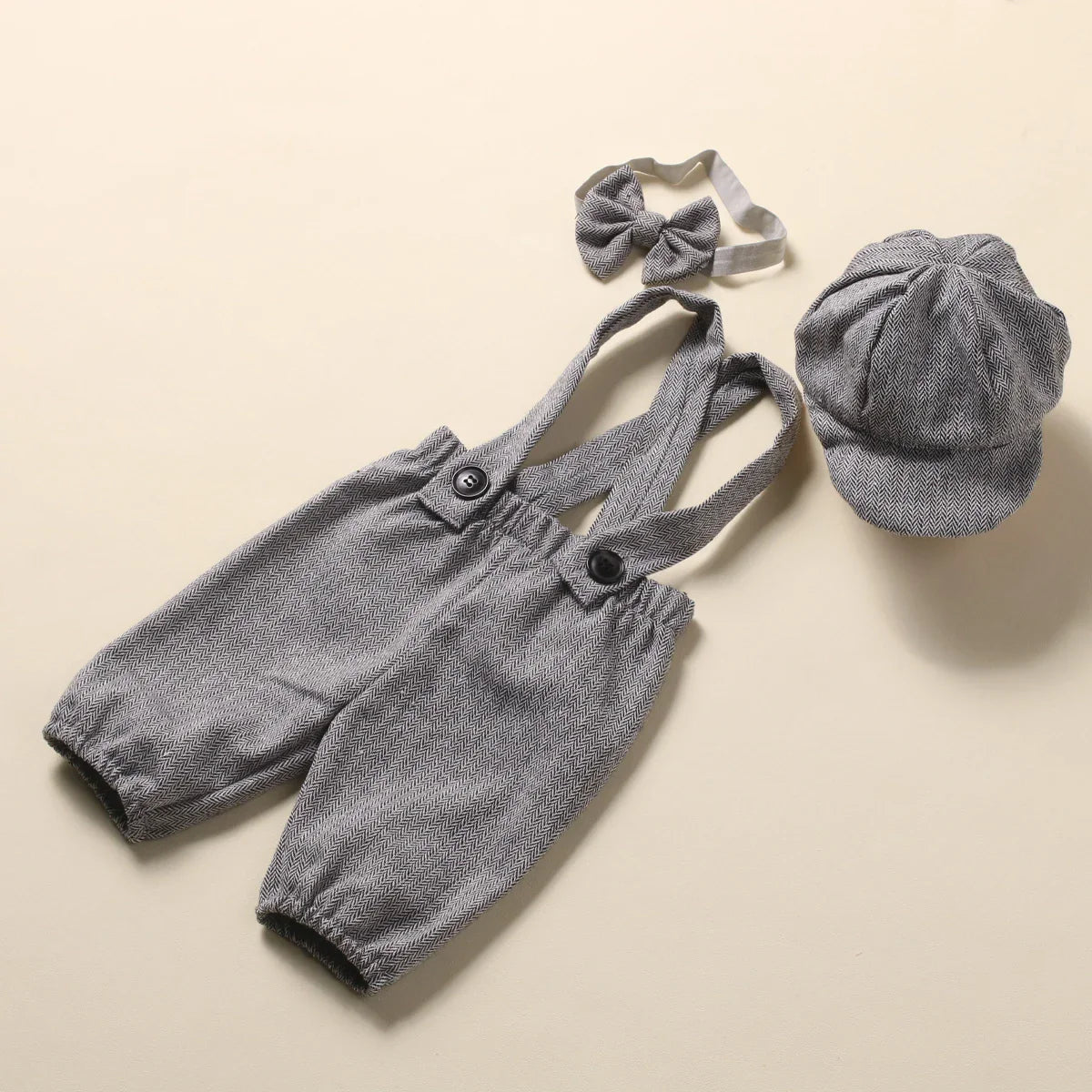Baby boy outfit for special occasions and newborn photography, gentleman themed