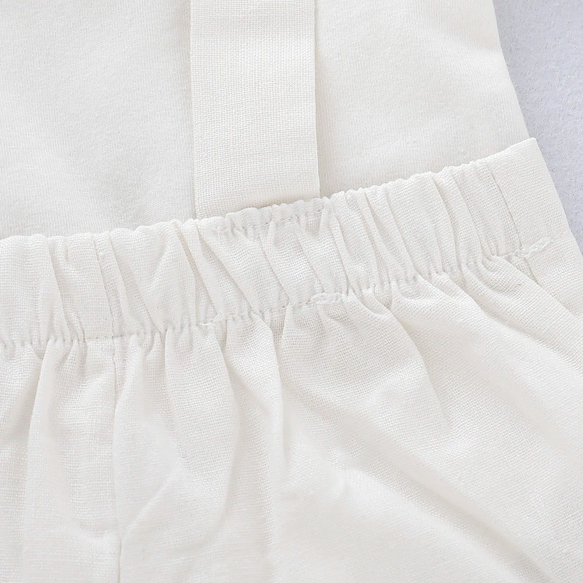 Baby boy gentleman romper gift set: elegant overall with suspenders and a matching bow for baby shower