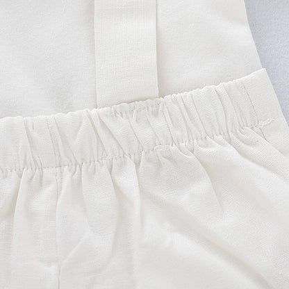 Baby boy gentleman romper gift set: elegant overall with suspenders and a matching bow for baby shower