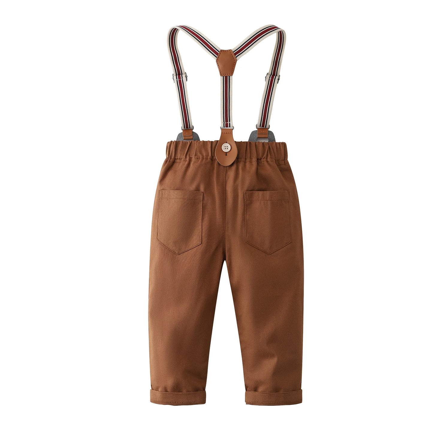 Toddler in a soft combed cotton bear ear romper and pants, ideal for everyday play