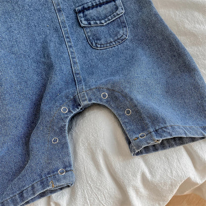 Baby basics: versatile adjustable suspender trousers for baby boys