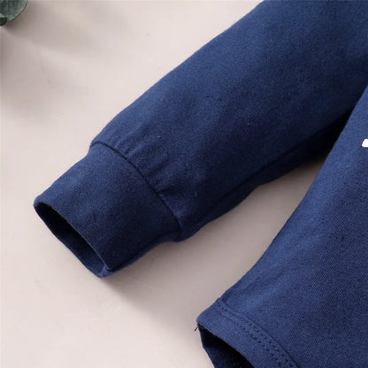 Babyboysclothing: warm hoodie jumpsuit and matching pants set, great for layering.