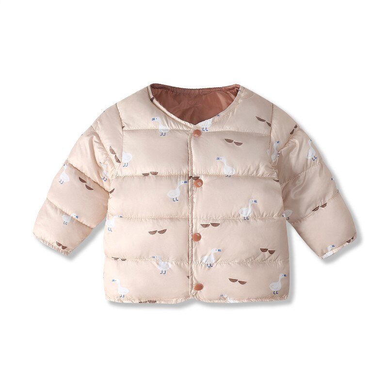 Baby elephant winter parka jacket with a soft inner lining, providing extra warmth for toddlers