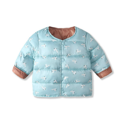 Set of baby elephant winter parka jackets in assorted colors, warm cotton blend toddler outerwear