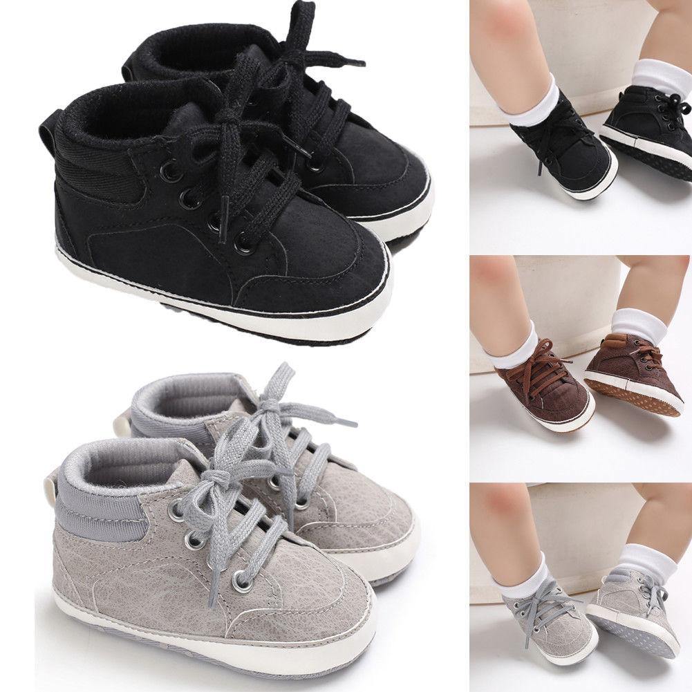 Newborn infant soft sole sneakers for baby boys and girls, comfortable firstwalker shoes
