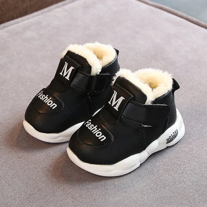 Soft sole baby sneakers, winter warm, perfect for new walkers, non-slip design