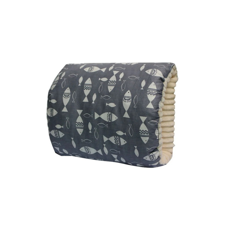 White cotton nursing pillow, a maternity essential for baby comfort and breastfeeding support