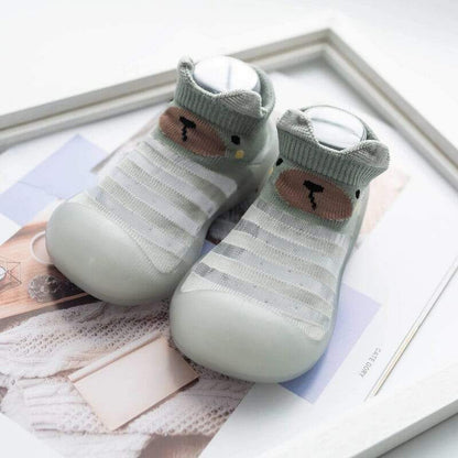 Cotton non-slip baby first walker shoes, breathable toddler footwear