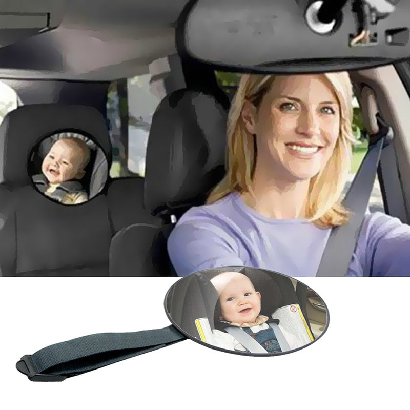 Easy-install Baby Car Backseat Mirror, rearview for infant safety and parent peace of mind