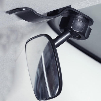Car safety baby mirror, backseat view of infant, square design for clear visibility of child in car