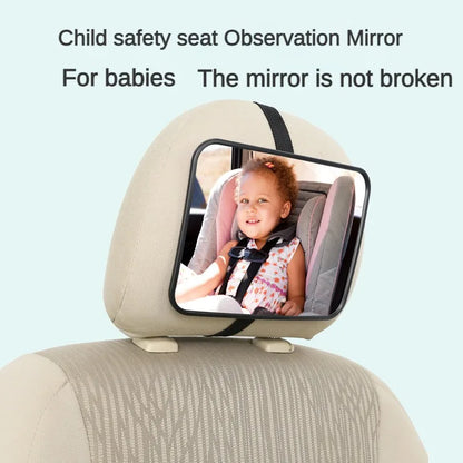 New parent car mirror to keep an eye on baby in rear-facing car seat, simple installation