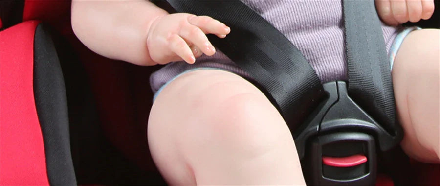 Baby car seat head support, natural fiber, adjustable for growing infants and toddlers, baby gear