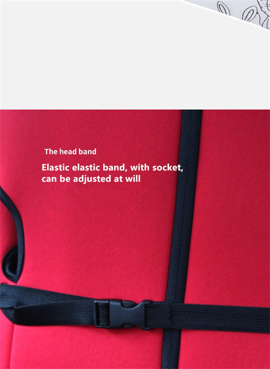 Adjustable baby car seat head support, natural fiber, a must-have for comfortable travel sleep