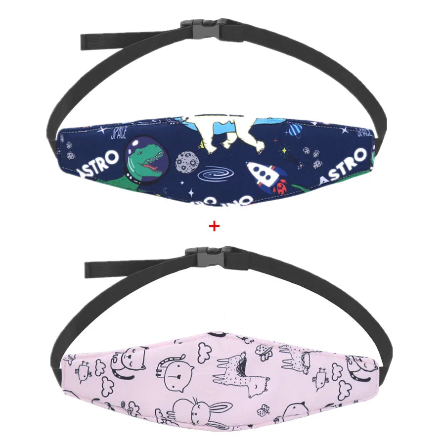 Comfortable head support for infant car seat, adjustable strap, anti-static, baby gear