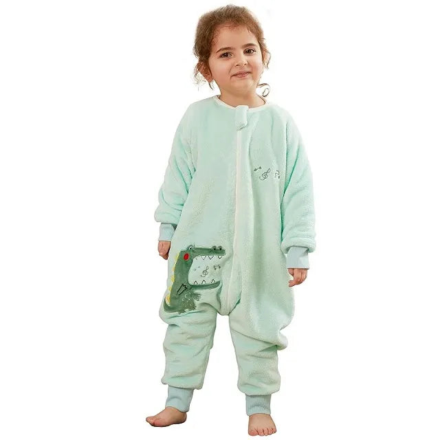 Infant sleep sack: 'Baby Cartoon Flannel Winter Warm Sleeping Bag' for ultimate comfort