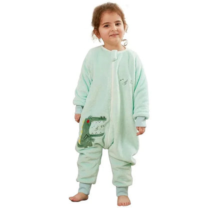 Infant sleep sack: 'Baby Cartoon Flannel Winter Warm Sleeping Bag' for ultimate comfort