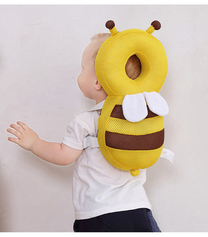 Comfortable baby head back protector, cute cartoon design, great for everyday use.