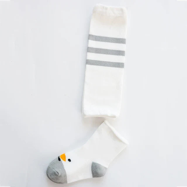 Practical baby accessory: leg warmers with knee pads for safe and comfortable crawling