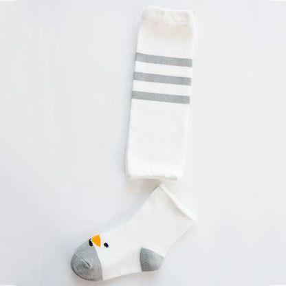 Practical baby accessory: leg warmers with knee pads for safe and comfortable crawling