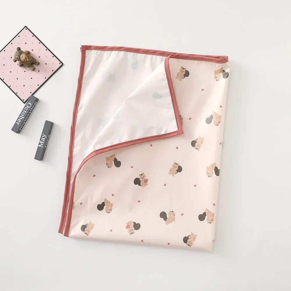 Stylish baby changing pad with a modern pattern, suitable for any nursery.