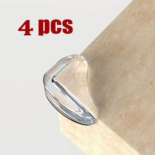 Invisible corner guards, perfect for baby proofing furniture edges, ensuring child safety in any room