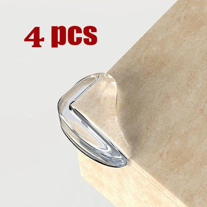 Invisible corner guards, perfect for baby proofing furniture edges, ensuring child safety in any room